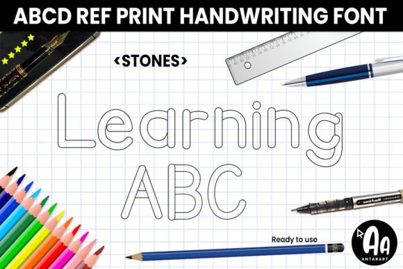 Abcd Ref Stones Font for Creative Campaigns