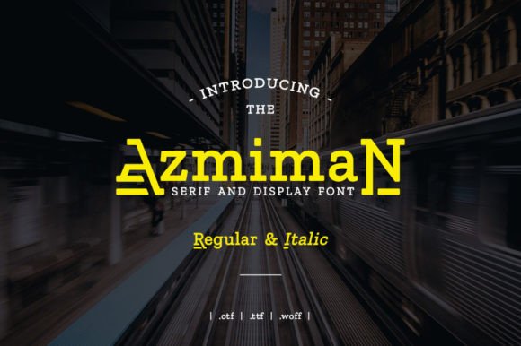 Azmiman Font for Creative Projects
