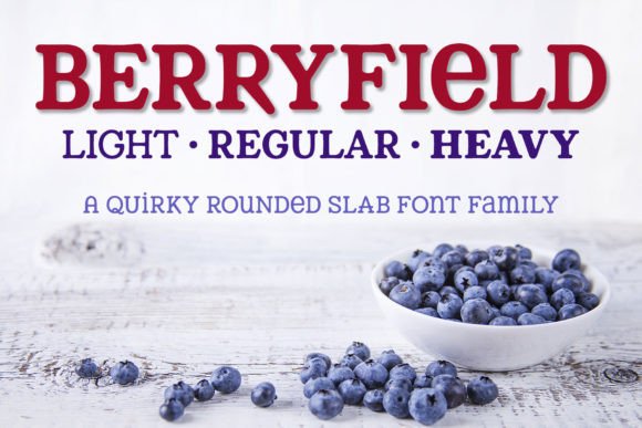 Berryfield Font for Creative Projects