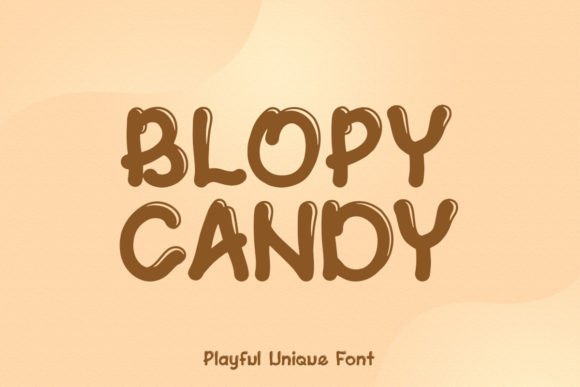 Blopy Candy Font for Creative Brands