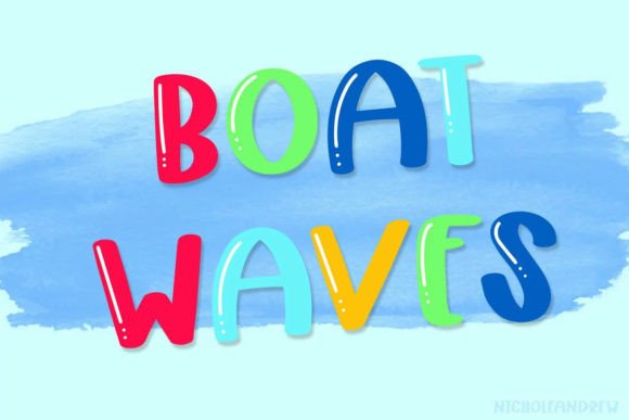 Boat Waves Font for Bold Branding