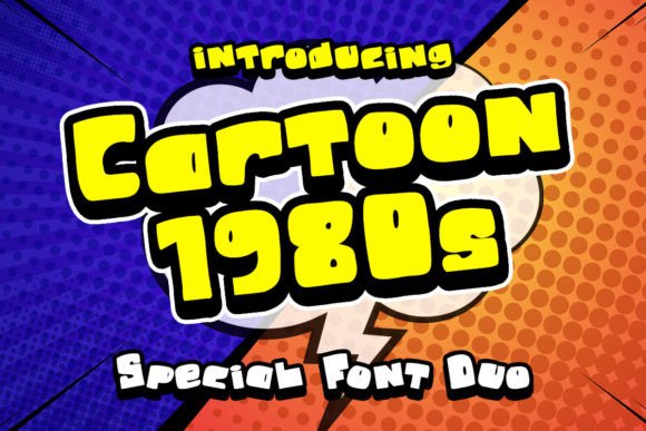 Cartoon 1980s Font