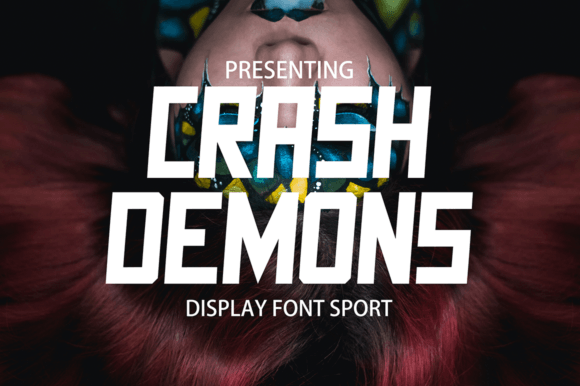 Crash Demons Font for Business Branding
