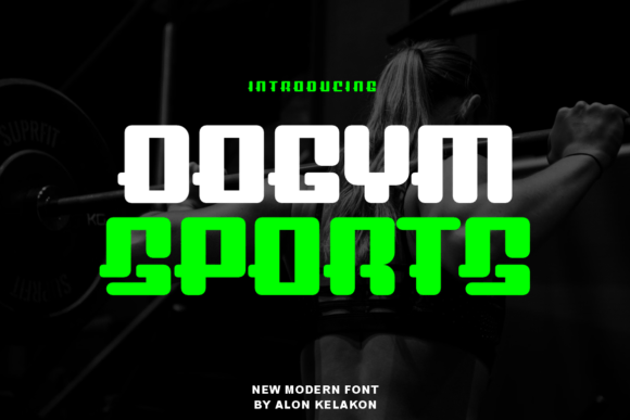 Dogym Sports: A Bold Font for Business Branding