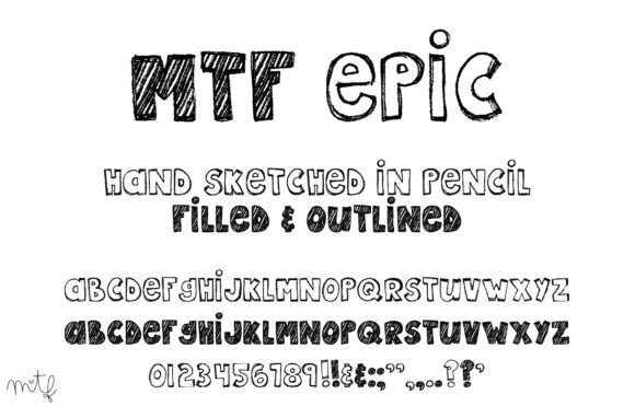 Epic Font for Editorial Design