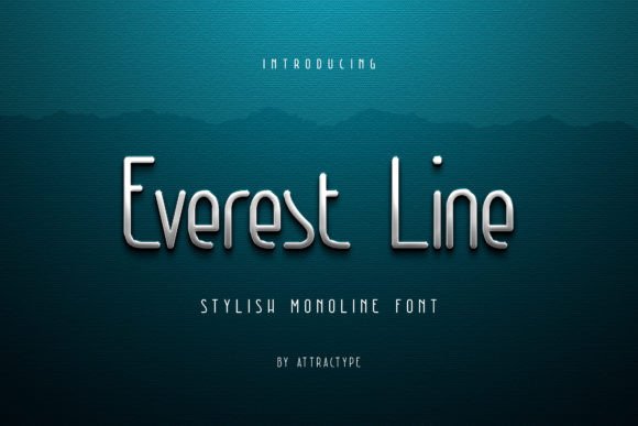 Everest Line Font Review