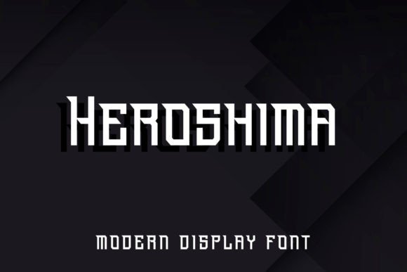 Heroshima Font for Creative Makers