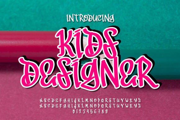 Kids Designer Font for Creative Campaigns