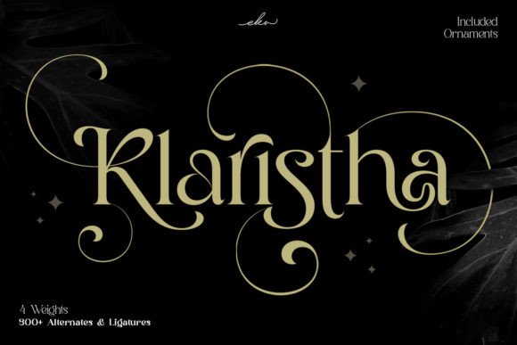 Klaristha: A Font for Elegant Campaigns