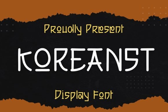 Koreanst: A Bold Font for Korean-Themed Campaigns