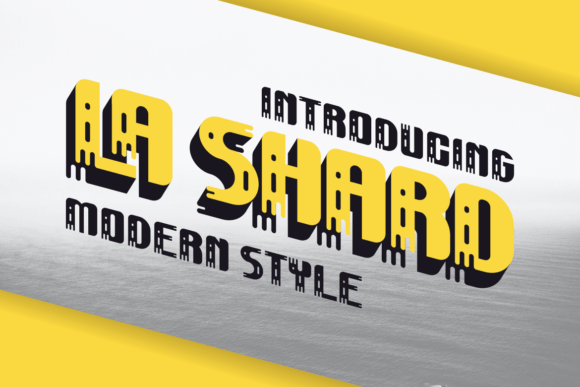 La Shard Font for Creative Projects