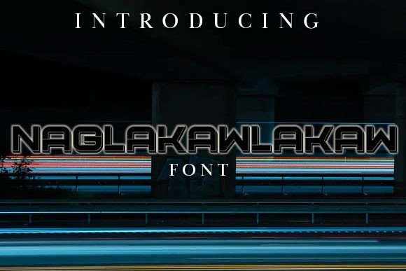 Naglakawlakaw Font for Business Branding