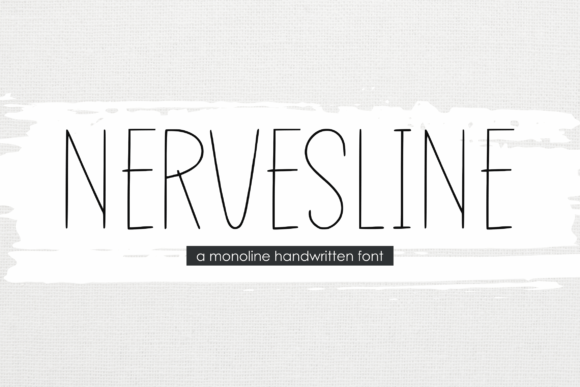 Nervesline Font for Creative Projects