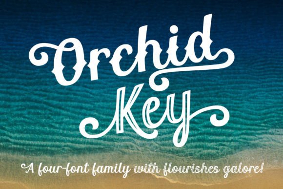 Orchid Key Font: A Display Typeface for Elegant Design