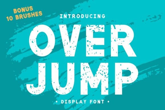 Over Jump Font for Creative Branding