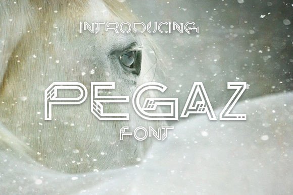 Pegaz: A Futuristic Display Font
