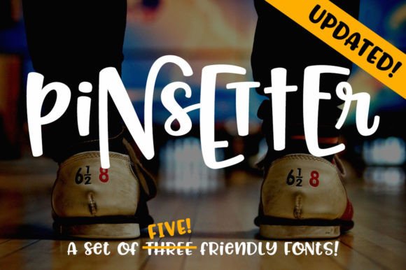 Pinsetter: A Fun Display Font