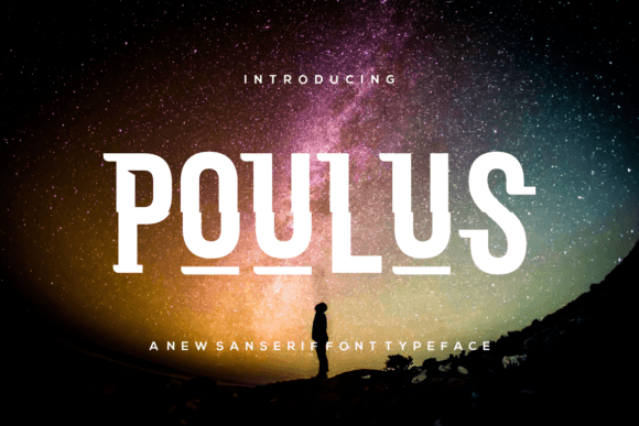 Poulus Font: Modern Display Type for Creative Makers