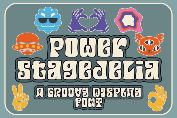 Power Stagedelia: Retro Display Font