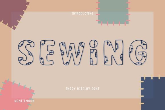 Sewing: A Bold Display Font for Web Design