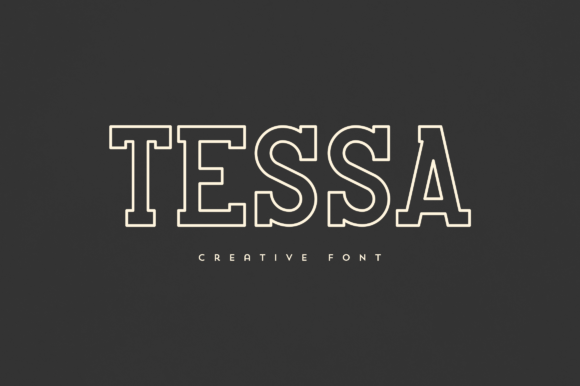 Tessa: A Premium Display Font