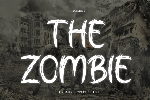 The Zombie Font: Bold, Creative, and Perfect for Makers