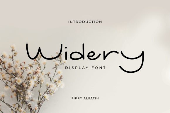 Widery Font for Creative Makers