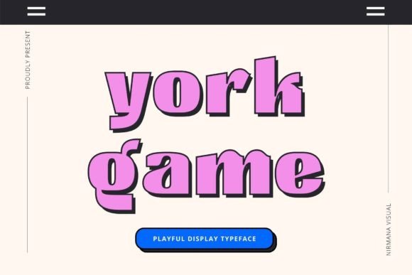 York Game Font Review