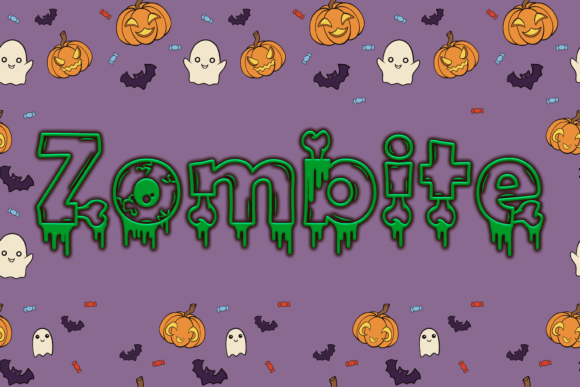Zombite Font for Creative Projects